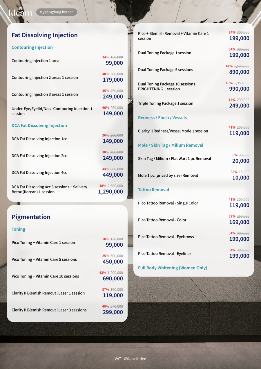 Slimming care promotions